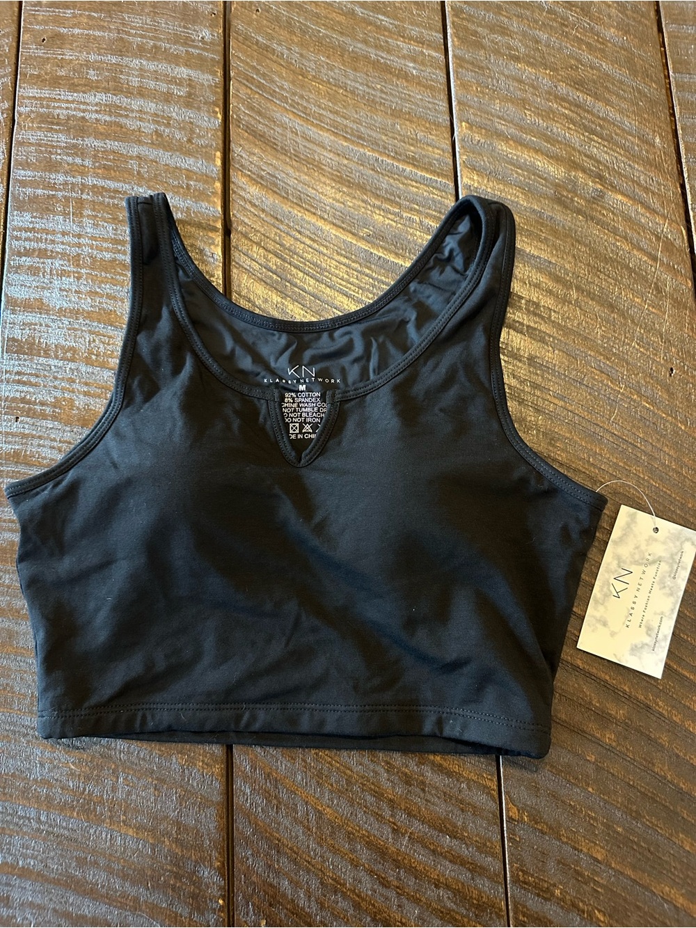 Klassy Network Cropped Tank